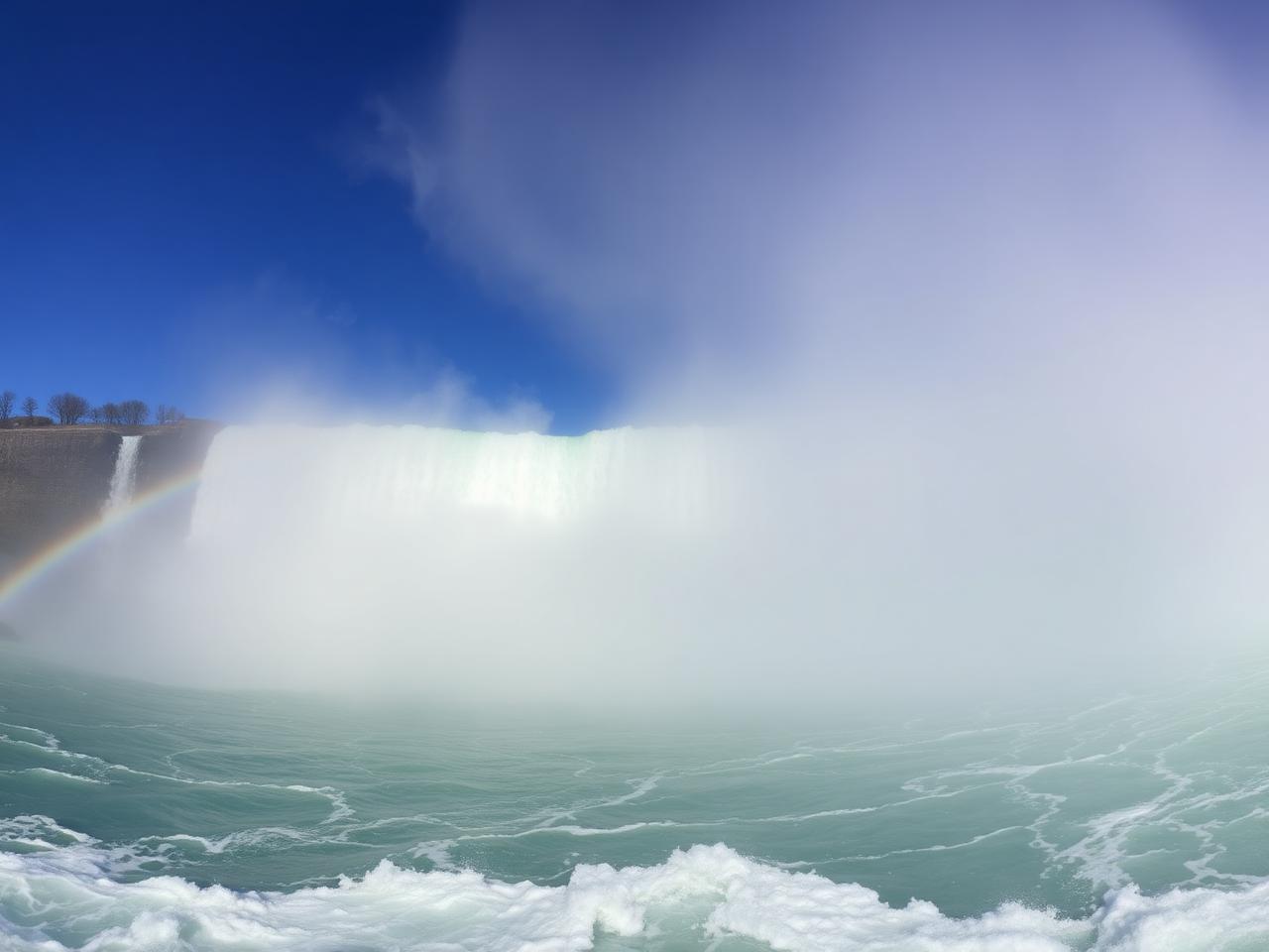 Niagara Falls from a boat cruise